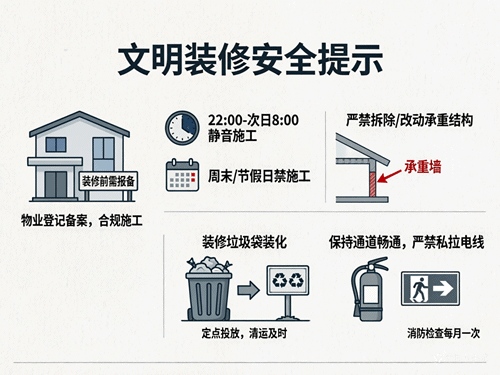 【温馨提示】装修备案、噪音控制、垃圾清运&mdash;&mdash;装修户必读